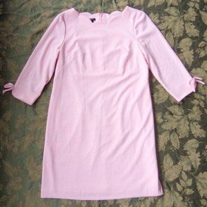 NWOT- Light Pink Formal Talbots Dress with Elbow Sleeves